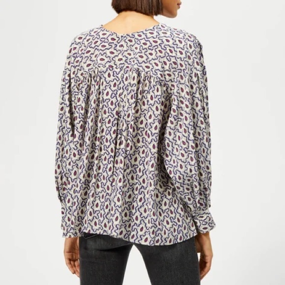 NFSIsabelle Marant MARANT ETOILE Marant Etoile Women's Amba Shirt - Blue - Picture 2 of 8